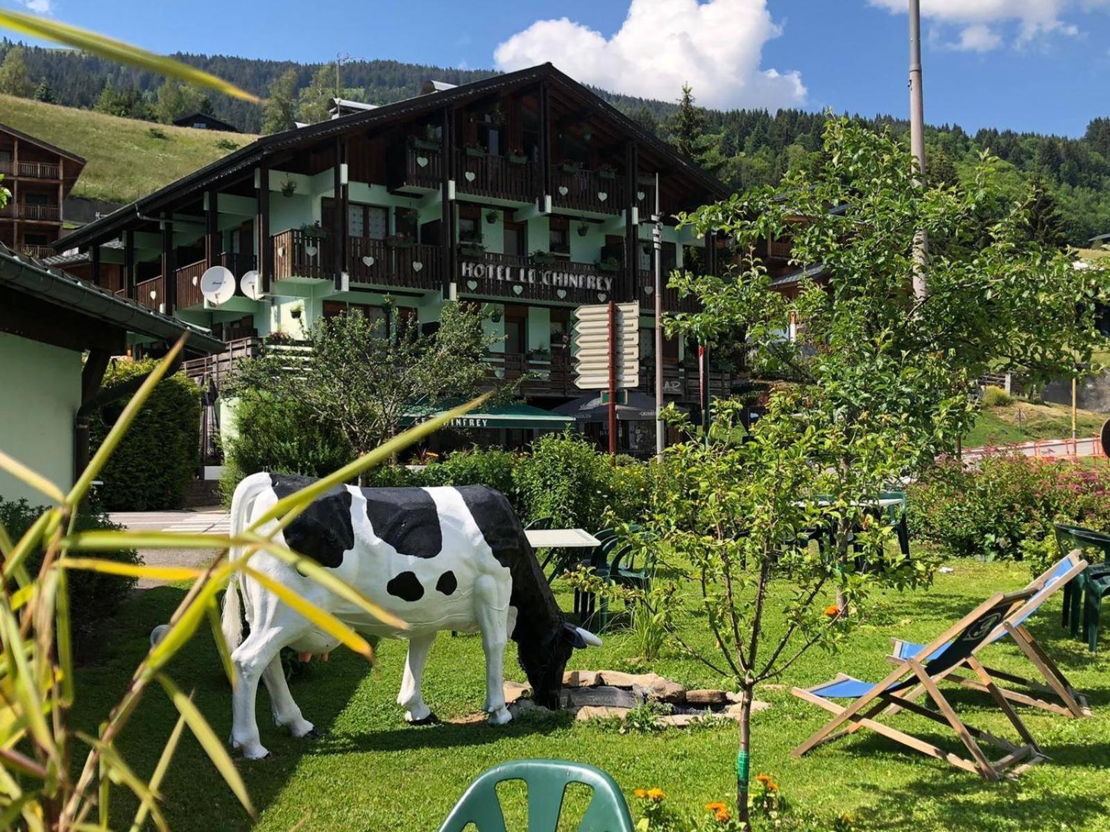 Hotel Le Chinfrey Les Gets Exterior foto